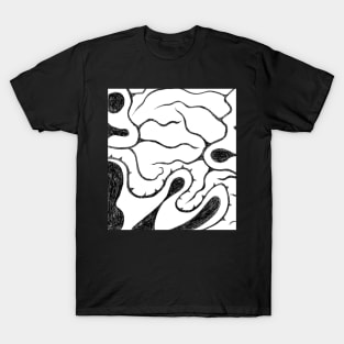 Flowing Lava roots and vines T-Shirt